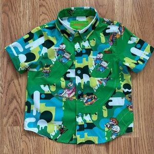 Nickelodeon x RSVLTS toddler button down 2T